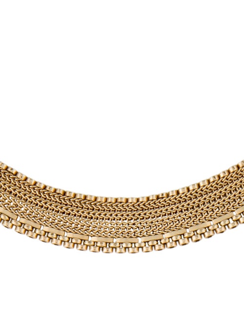 Necklace F & F Felger 14K Mesh Collar Necklace