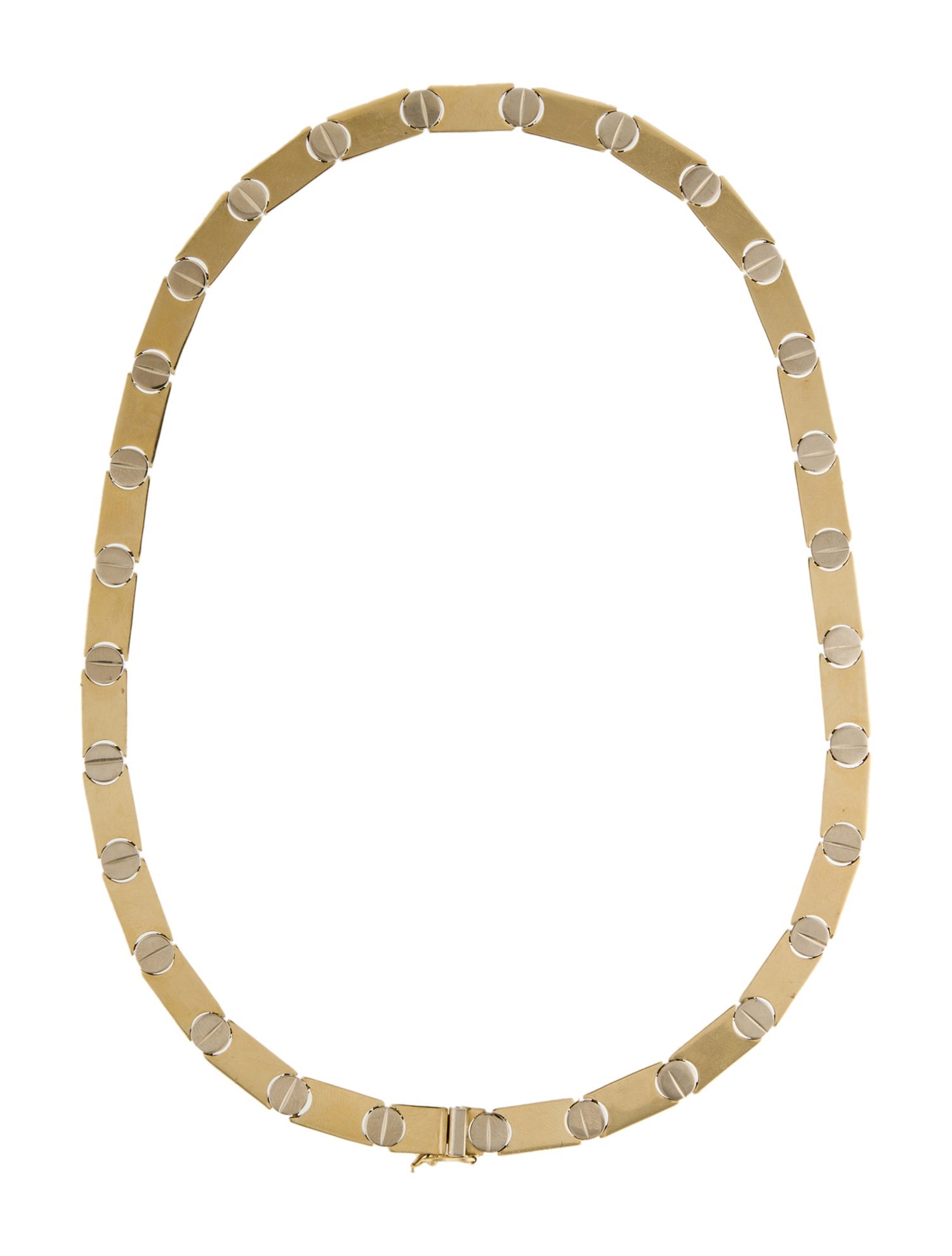 Necklace 14K Two-Tone Choker