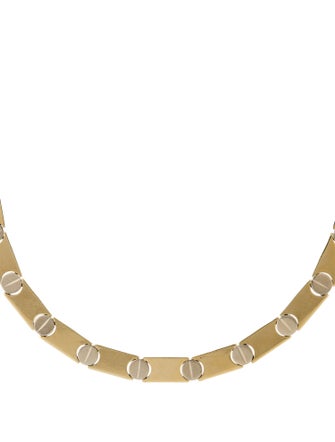 Necklace 14K Two-Tone Choker Necklace