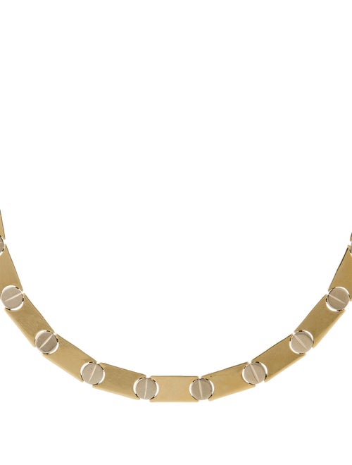 Necklace 14K Two-Tone Choker Necklace