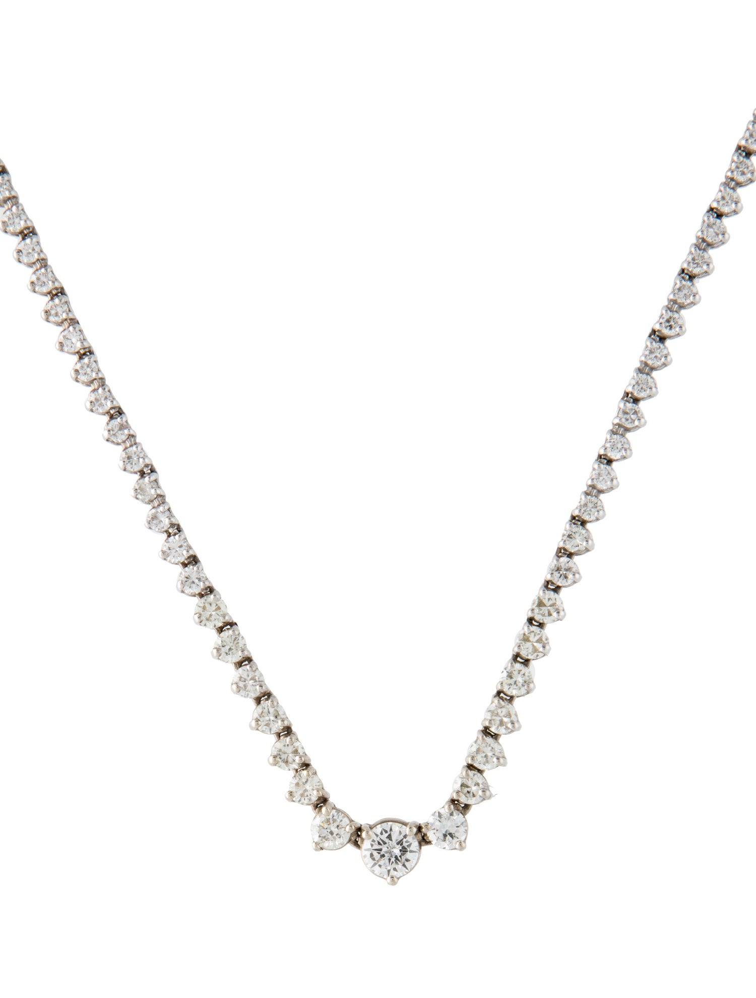 Necklace 14K 5.96ctw Diamond Rivière