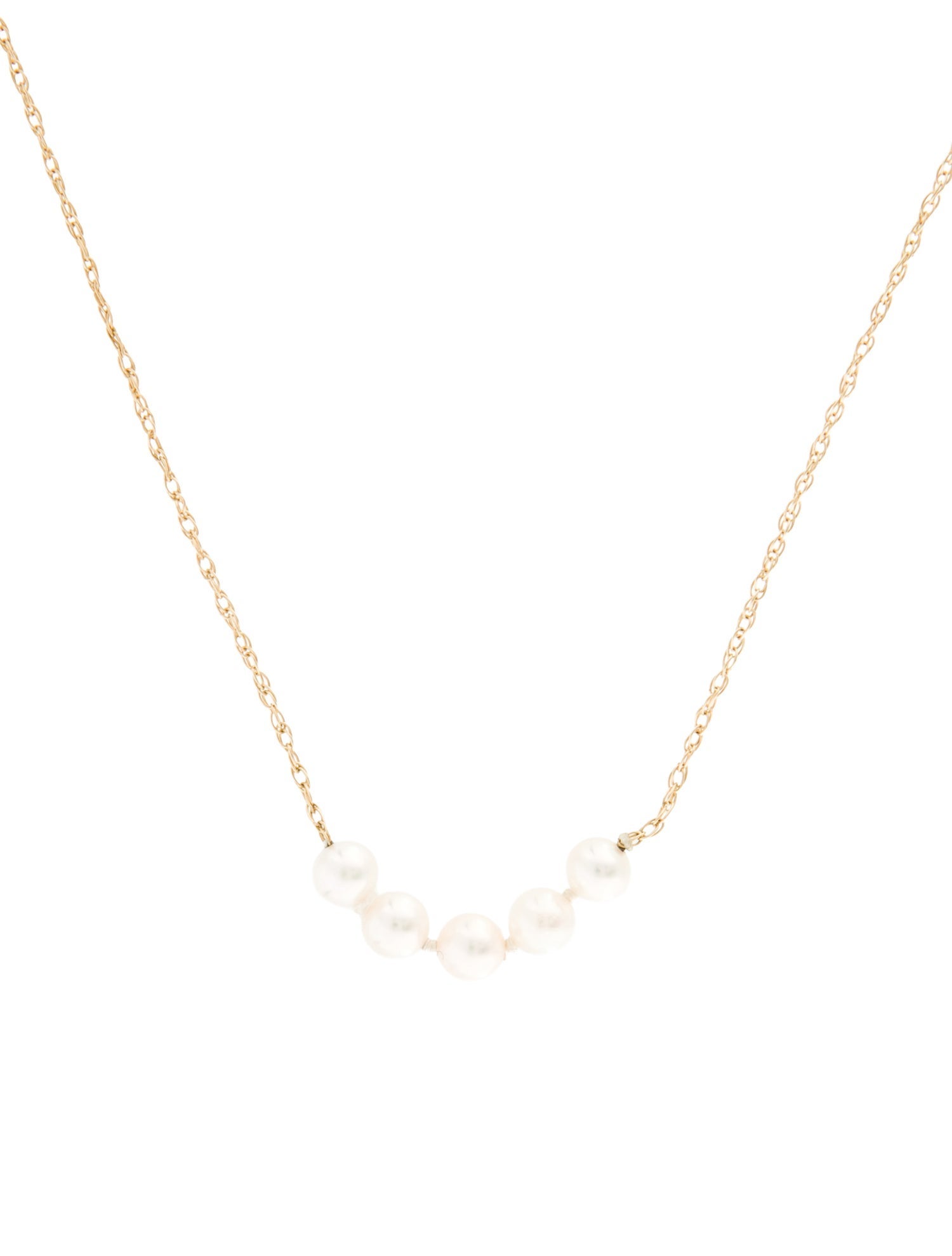 Necklace 14K Pearl Collar Necklace