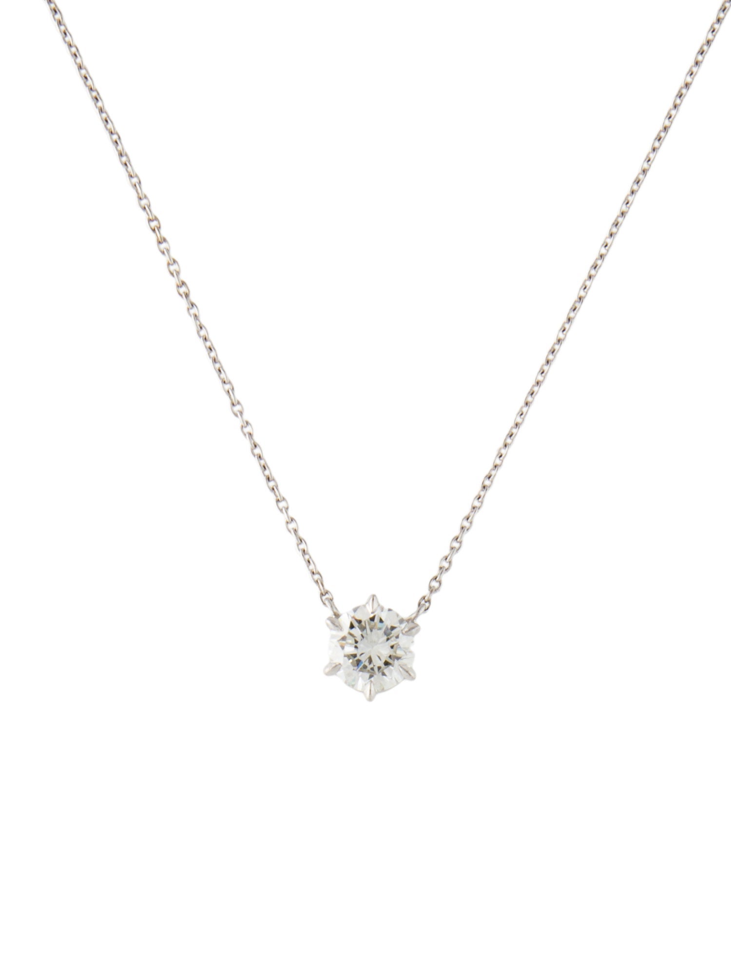 Necklace 1.05ctw Diamond Pendant Necklace