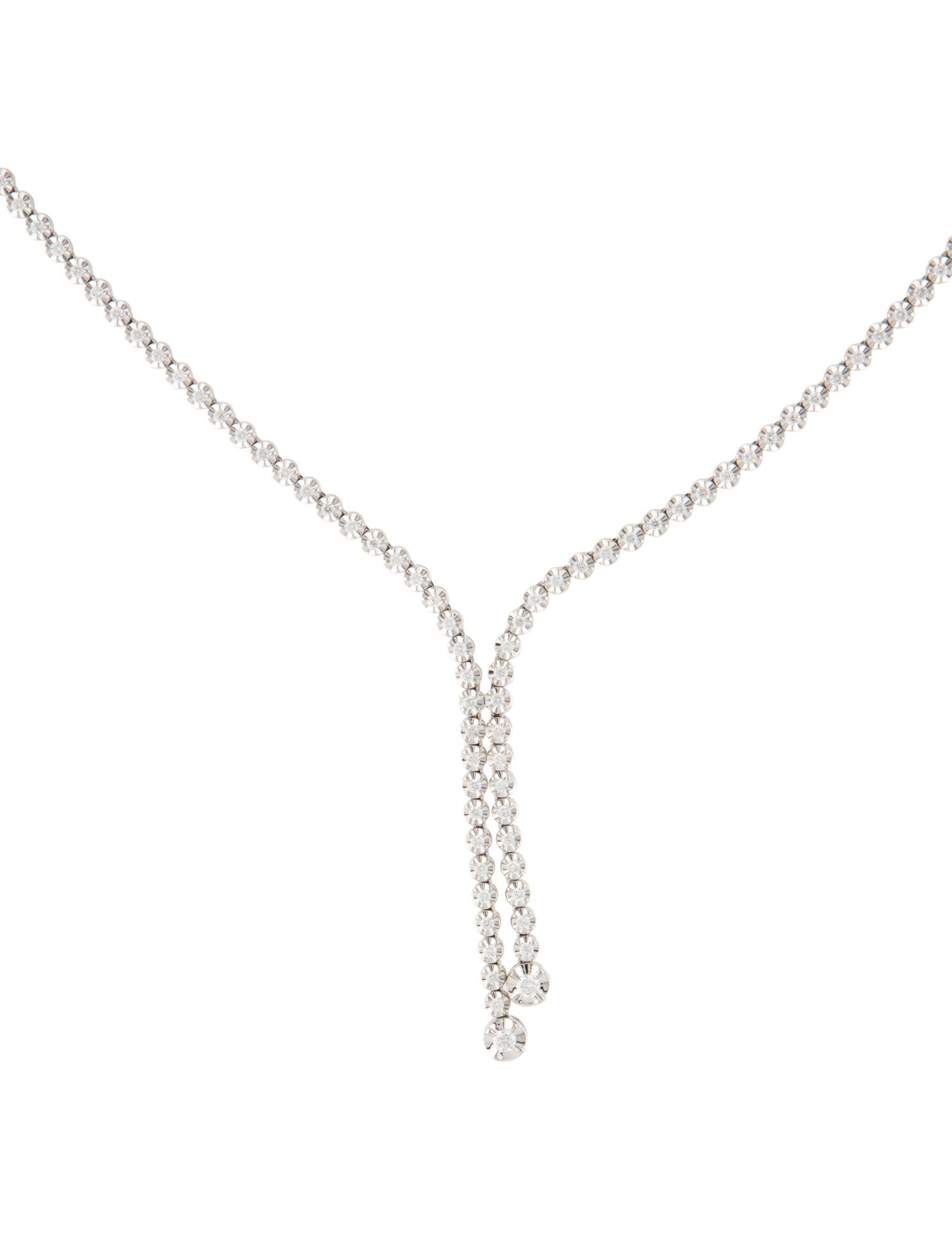 Necklace 14K 1.00ctw Diamond Lavalier
