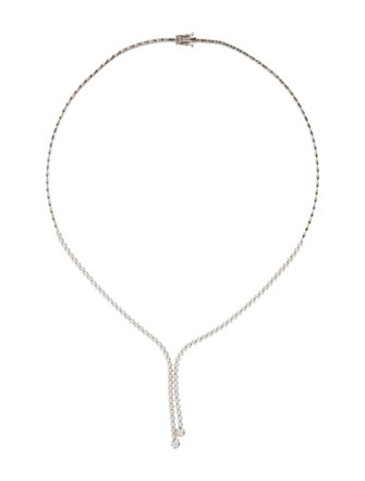 Necklace 14K 1.00ctw Diamond Lavalier Necklace