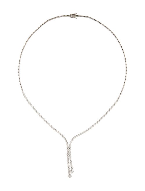 Necklace 14K 1.00ctw Diamond Lavalier Necklace