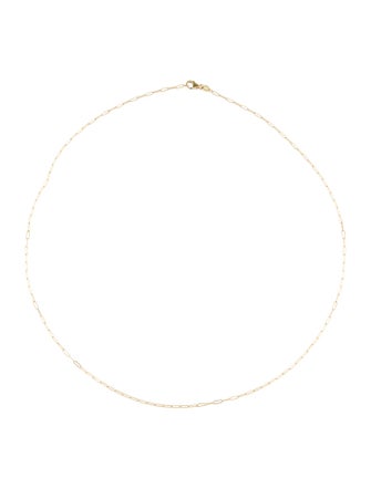 Necklace 14K Paperclip Link Necklace