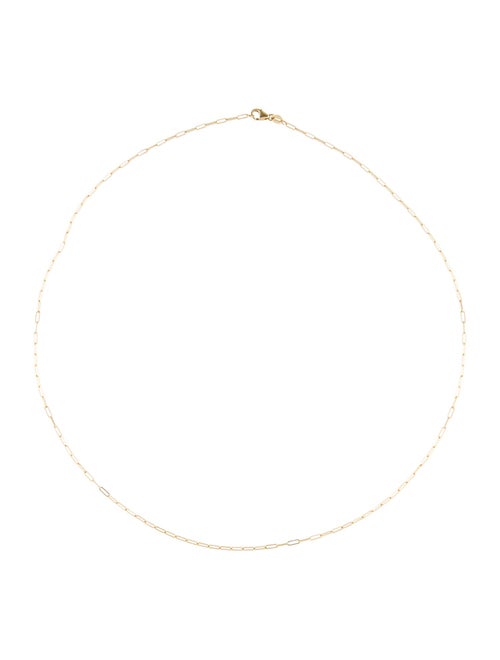 Necklace 14K Paperclip Link Necklace