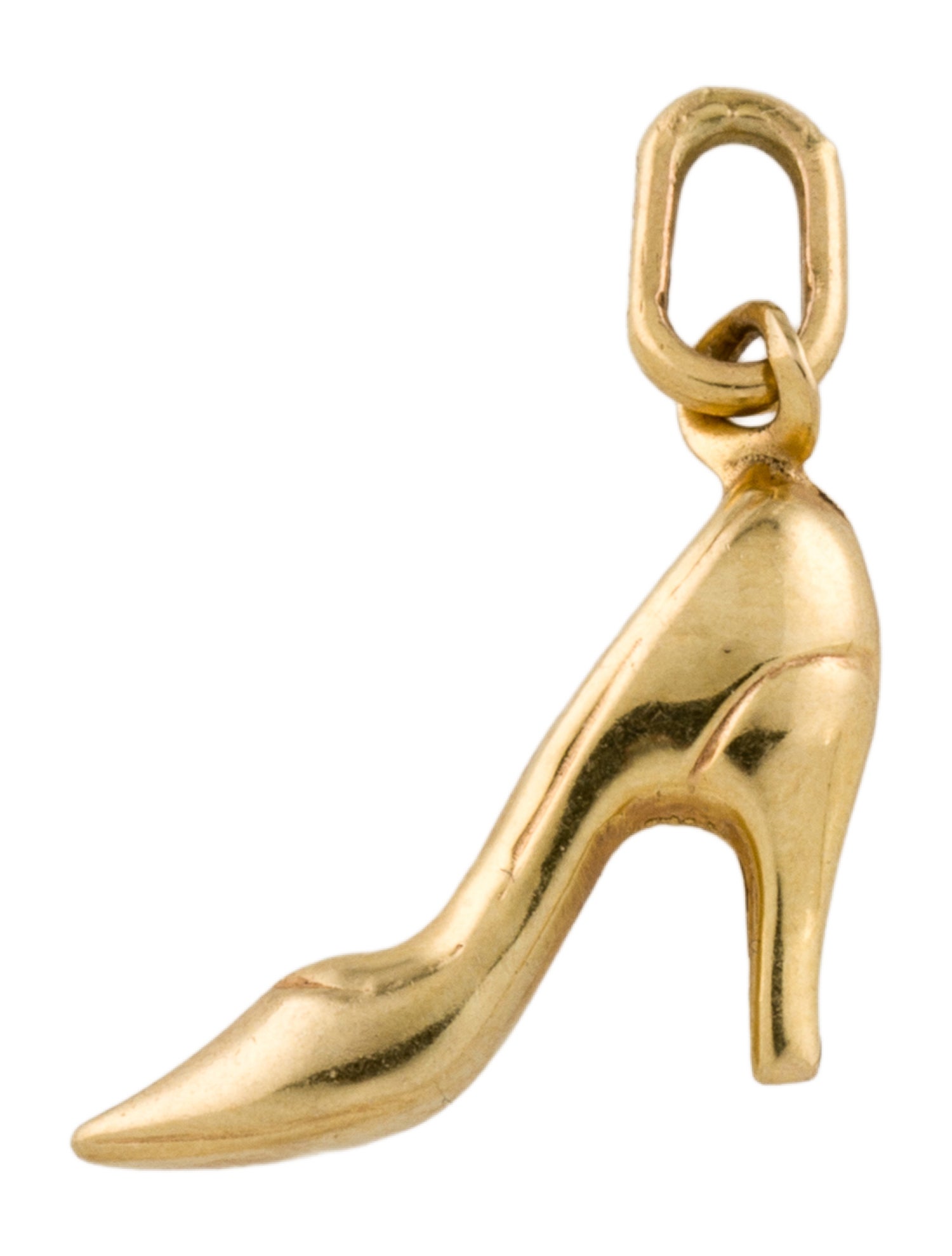 Necklace 14k HIgh Heel Pendant