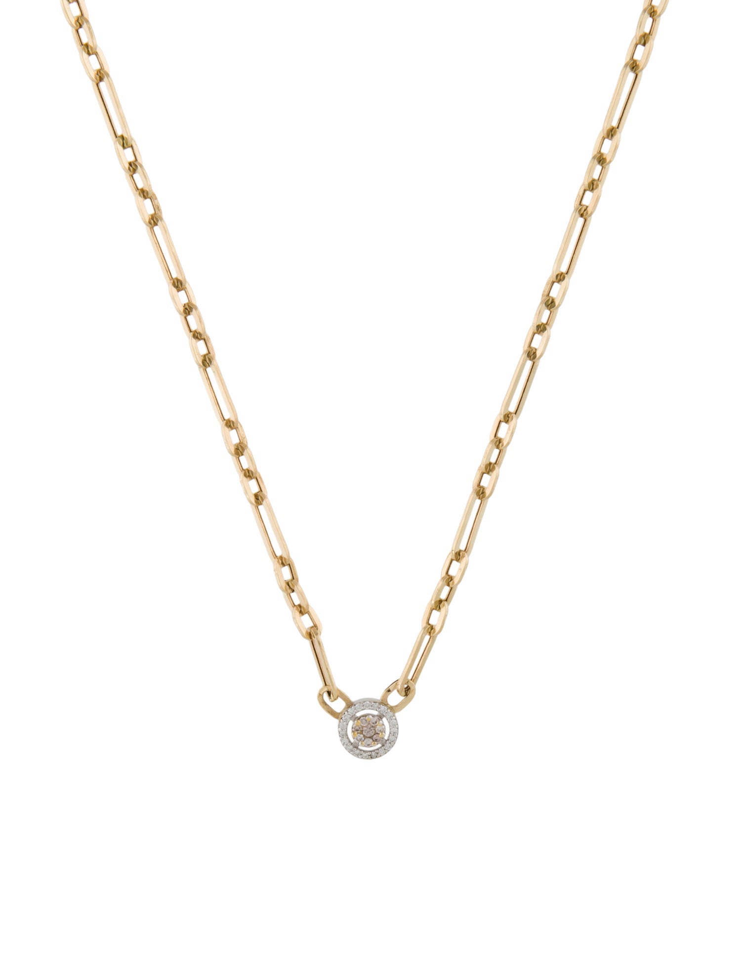 Necklace 14K Diamond Pendant Necklace