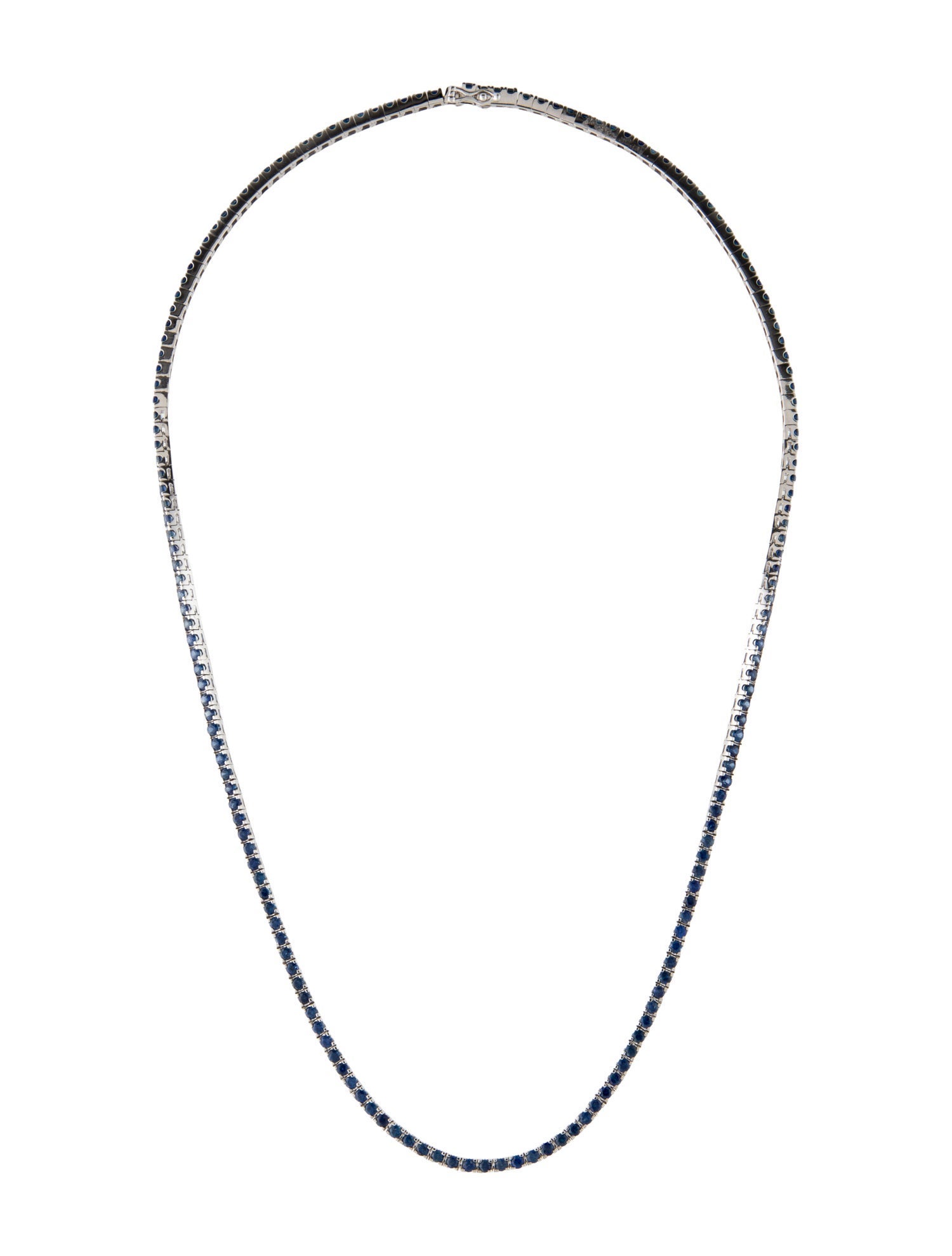 Necklace 14K 6.09ctw Sapphire Collar necklace