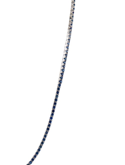 Necklace 14K 6.09ctw Sapphire Collar necklace