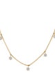 Necklace 18K 1.54ctw Diamond Fringe Necklace