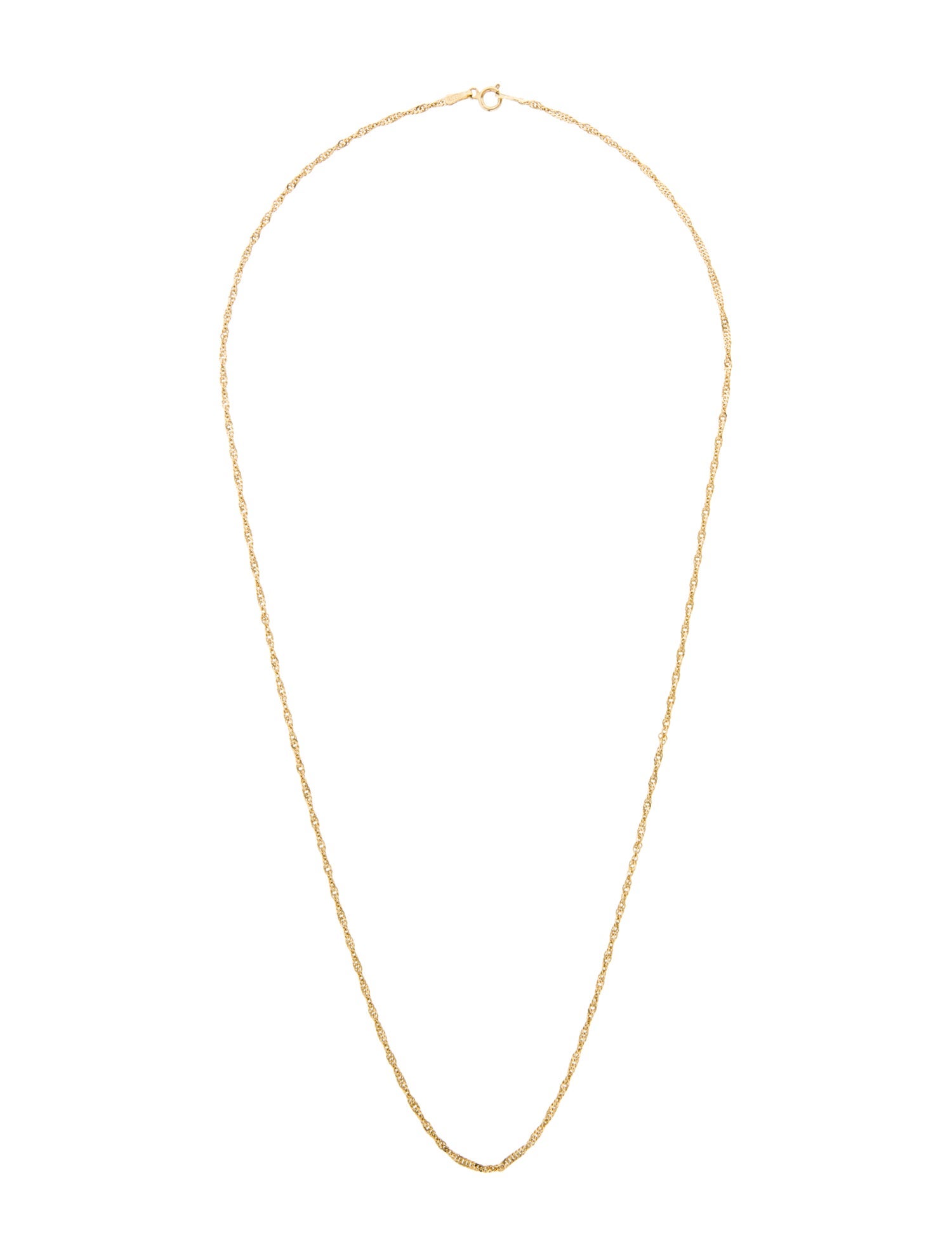 Necklace 14K Rope Chain Necklace
