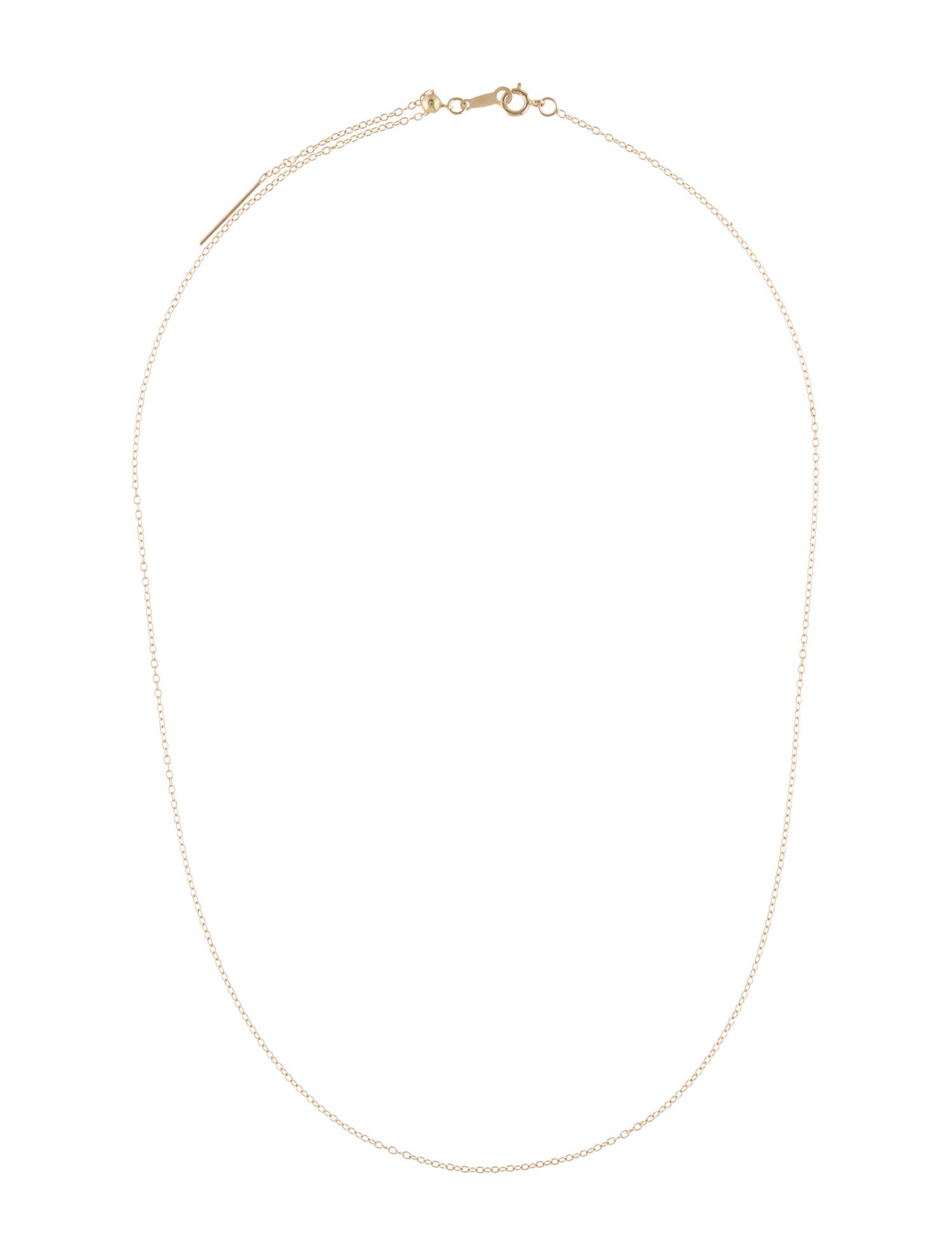 Necklace 14K Adjustable Threadable Chain Necklace