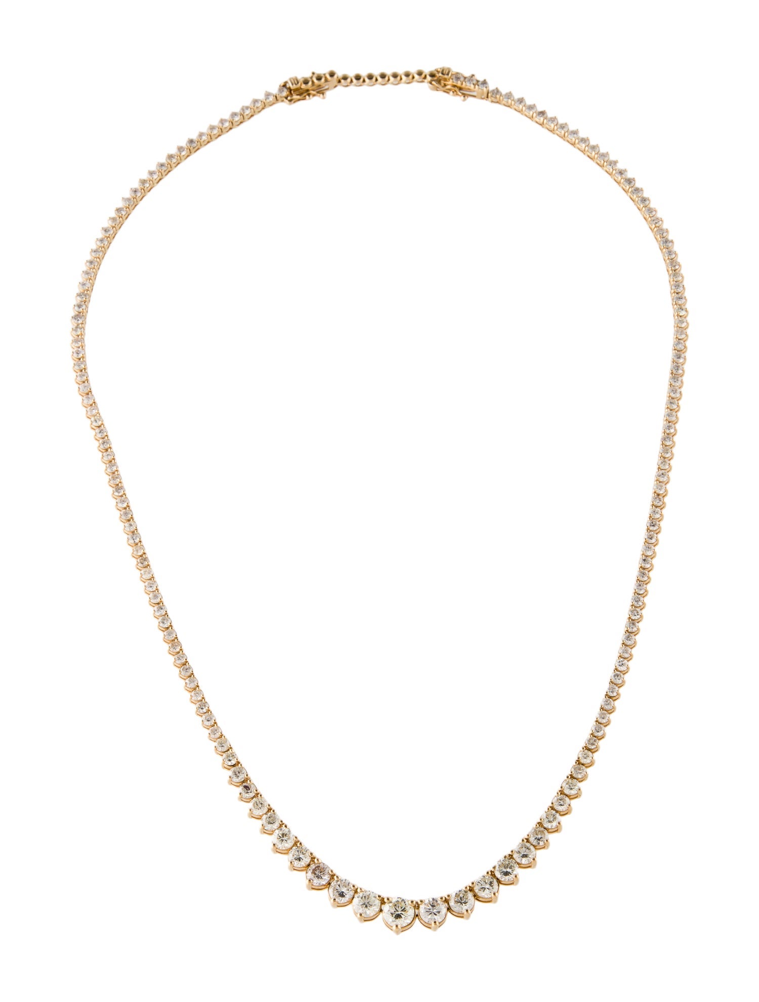 Necklace 14K 6.53ctw Diamond Rivière Necklace