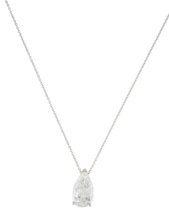 Necklace 14K 4.01ct Lab-Grown Diamond Pendant Necklace