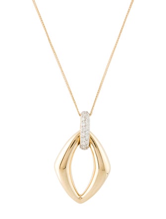 Necklace 14K Diamond Pendant Necklace