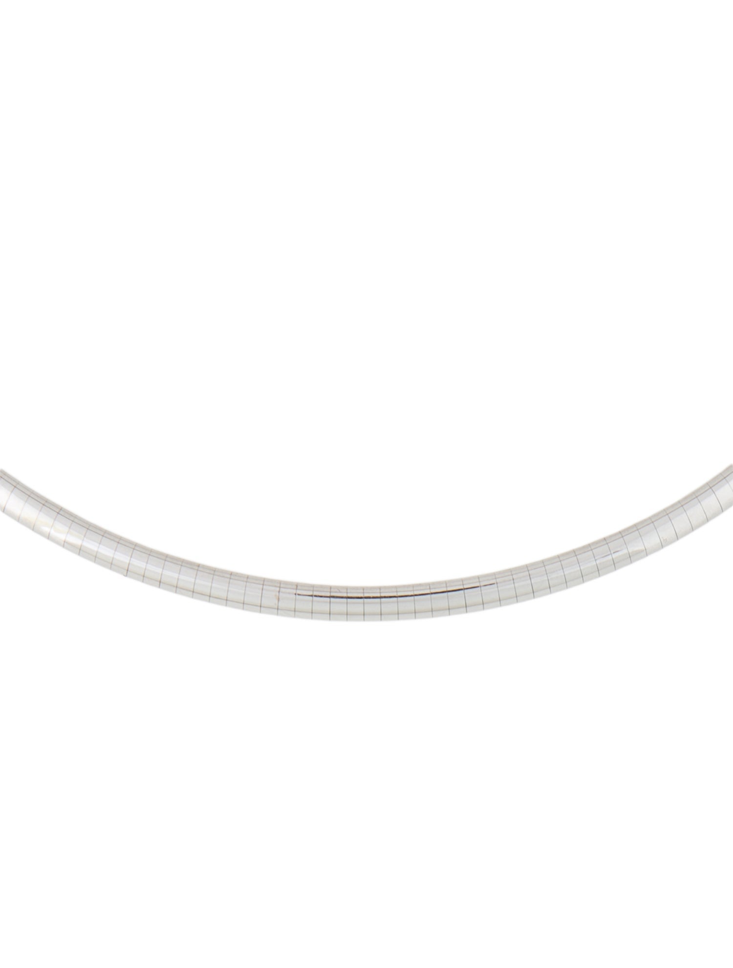 Necklace 14K Omega Chain Choker Necklace