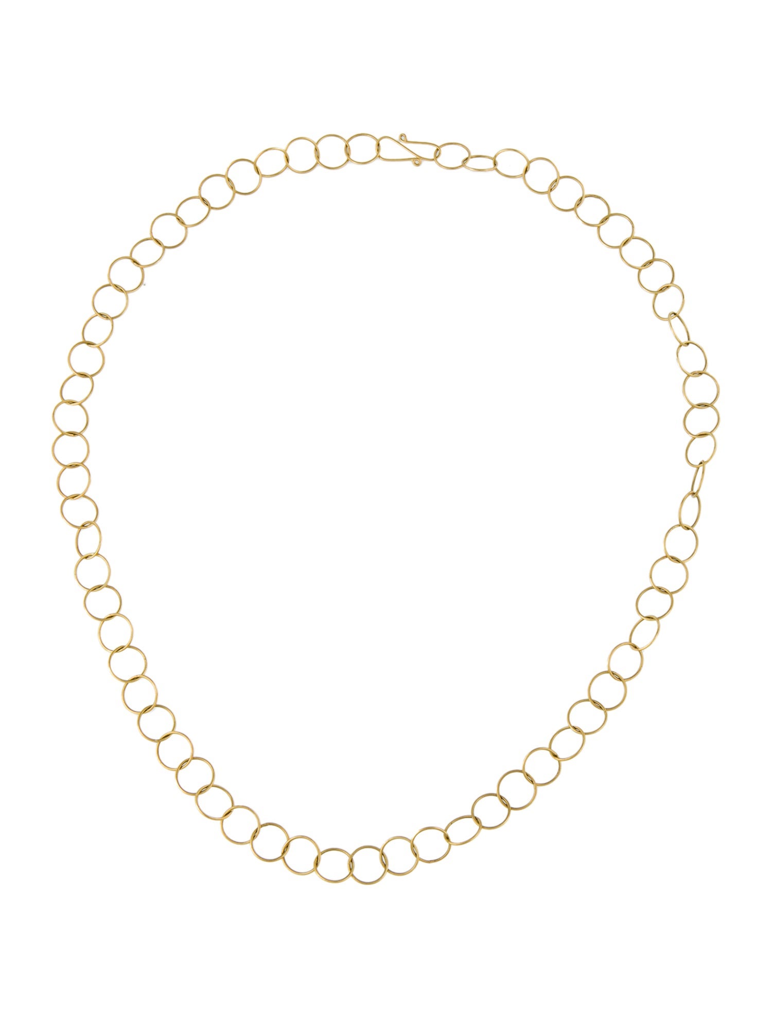 Necklace 18K Circle Link Necklace