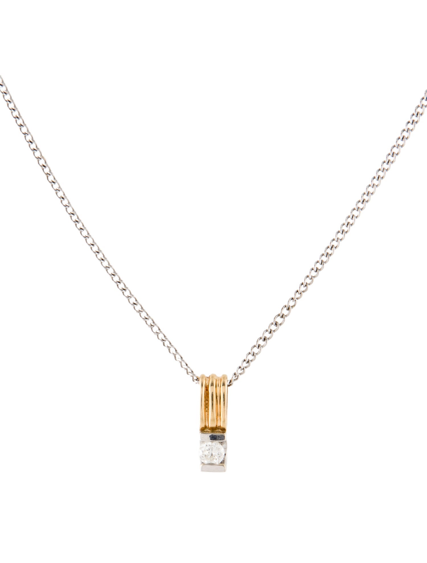 Necklace 14K Diamond Pendant Necklace