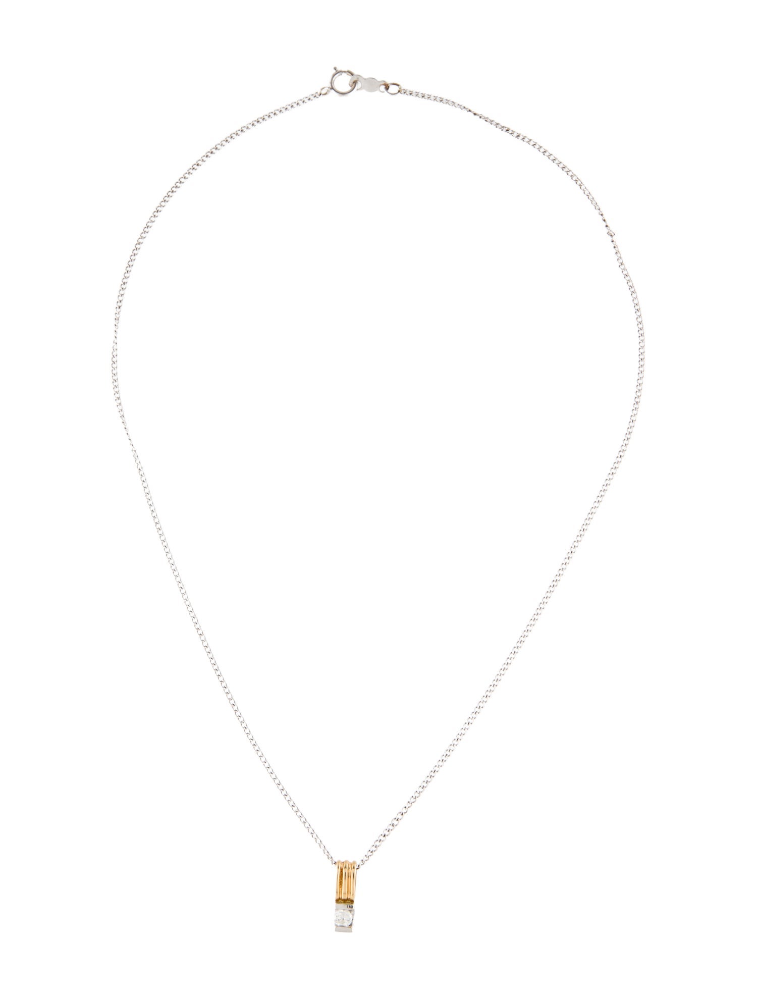 Necklace 14K Diamond Pendant Necklace