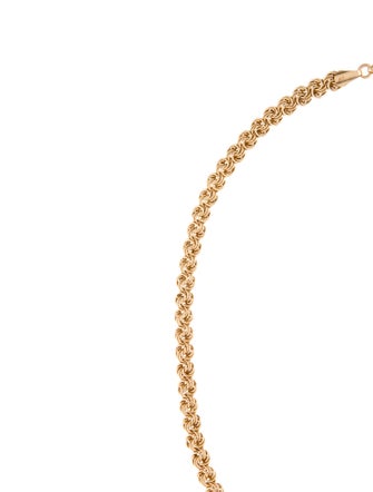 Necklace 10K Interlocking Chain Necklace