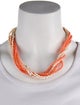 Necklace 14K Pearl & Coral Necklace