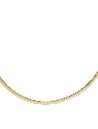 Necklace Kurt Gutmann 14K Omega Chain Collar Necklace