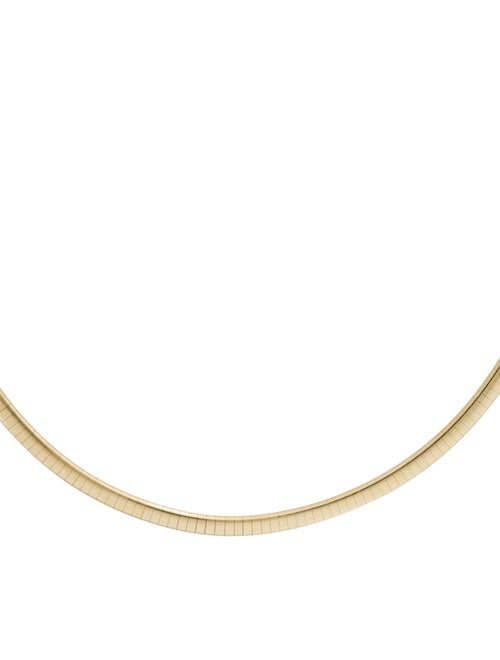 Necklace Kurt Gutmann 14K Omega Chain Collar Necklace