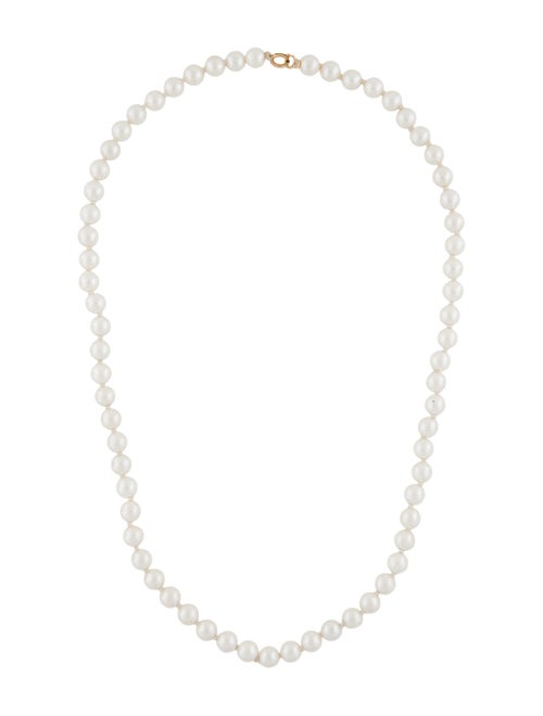 Necklace 14K Pearl Bead Strand Necklace