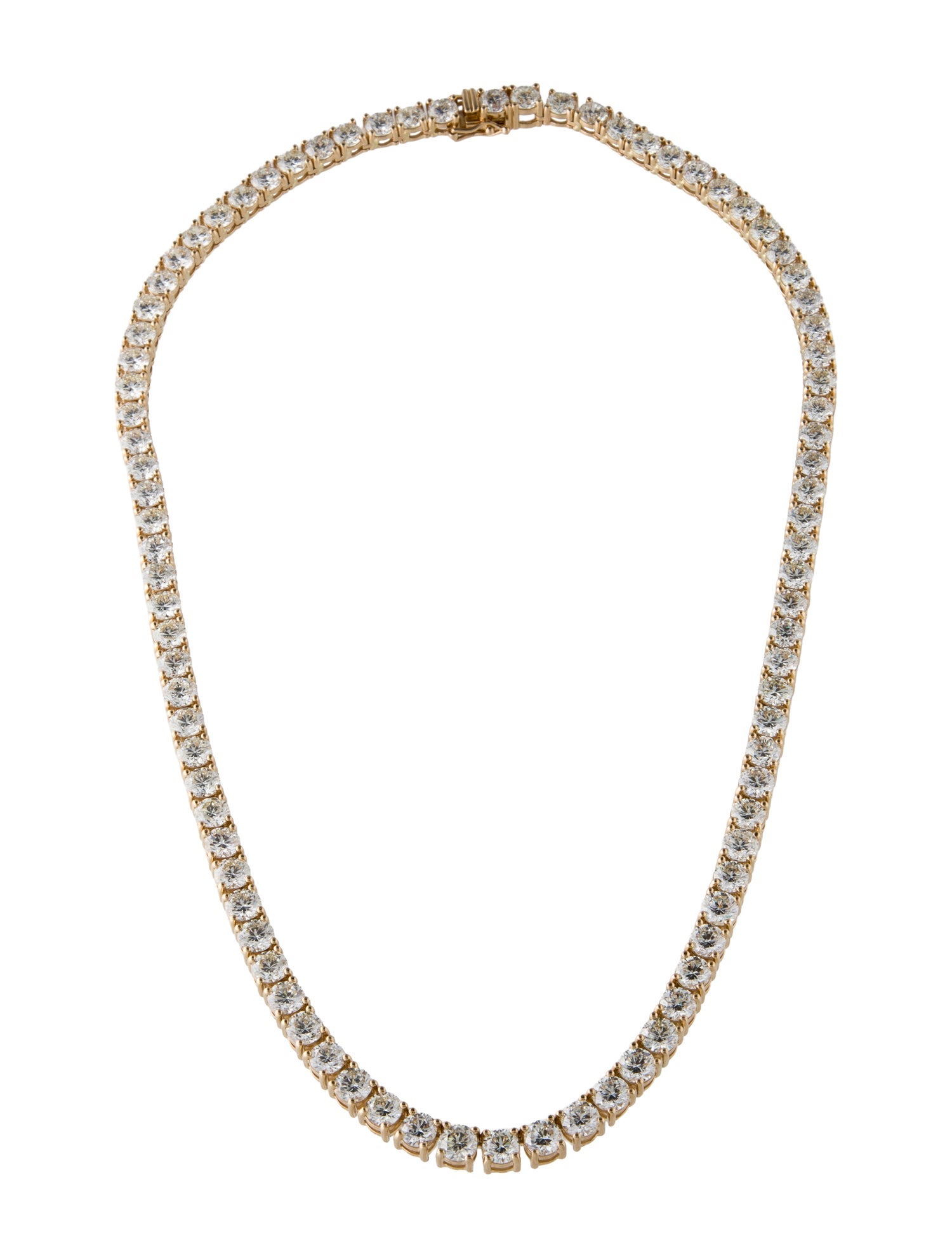 Necklace 14K 43.60ctw Diamond Tennis Collar w/ Tags