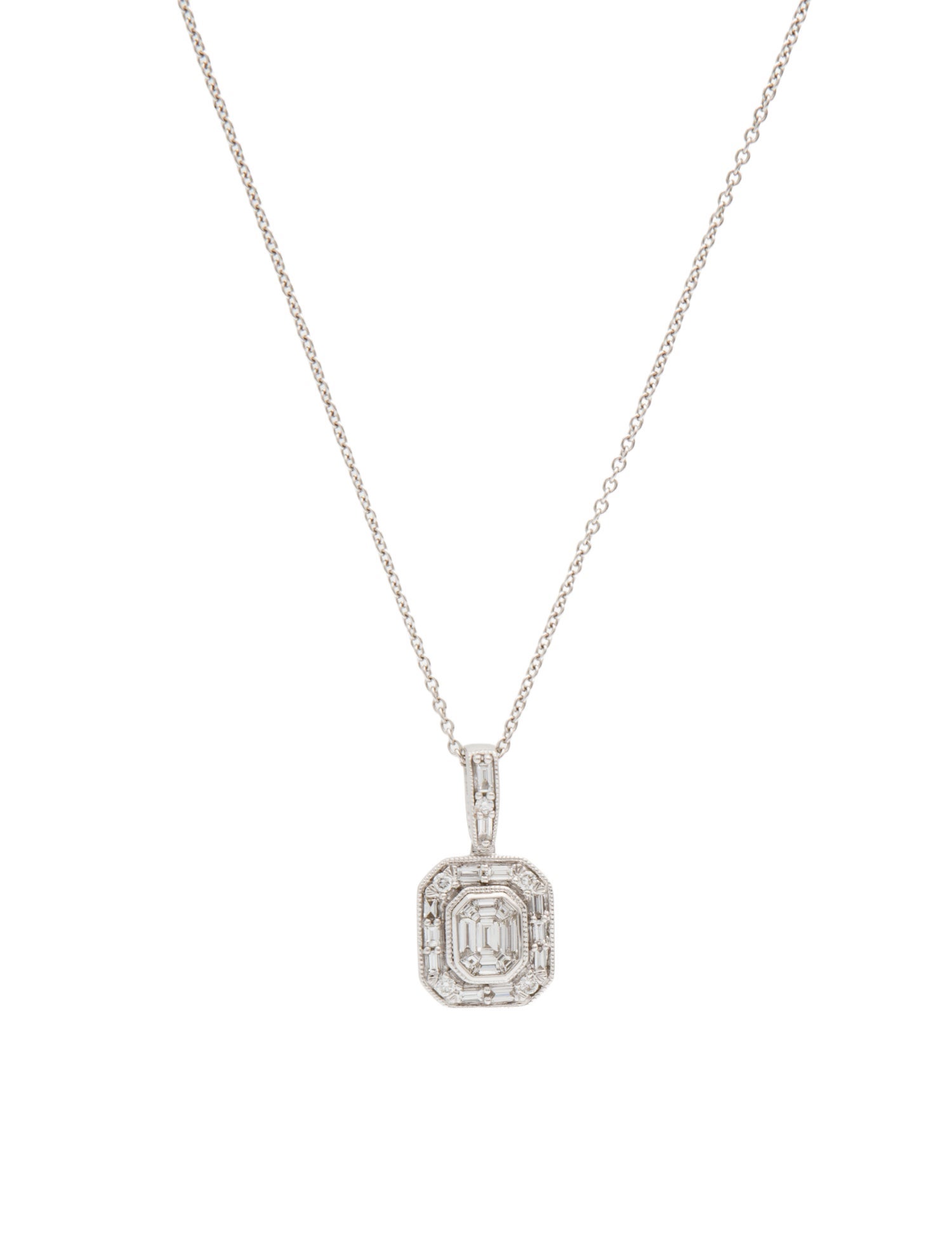 Necklace 14K Diamond Pendant Necklace