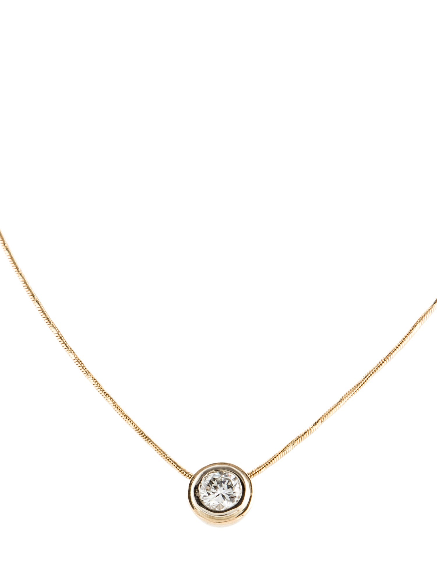 Necklace 14K Diamond Pendant Necklace