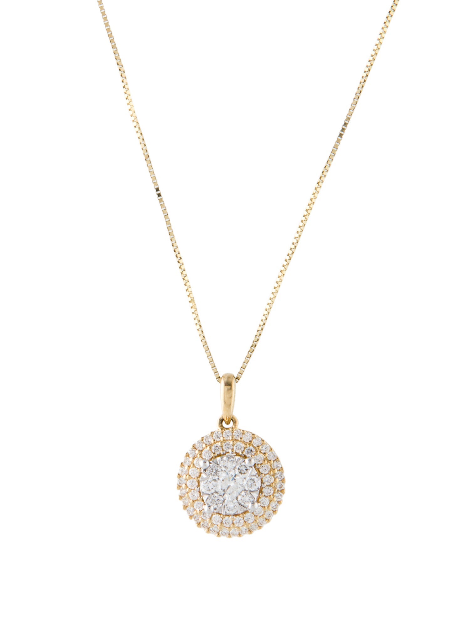 Necklace 14K Diamond Pendant Necklace