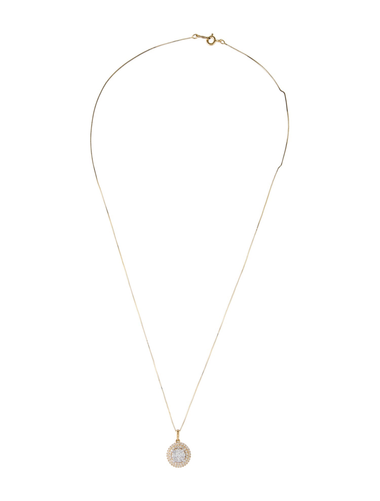 Necklace 14K Diamond Pendant Necklace