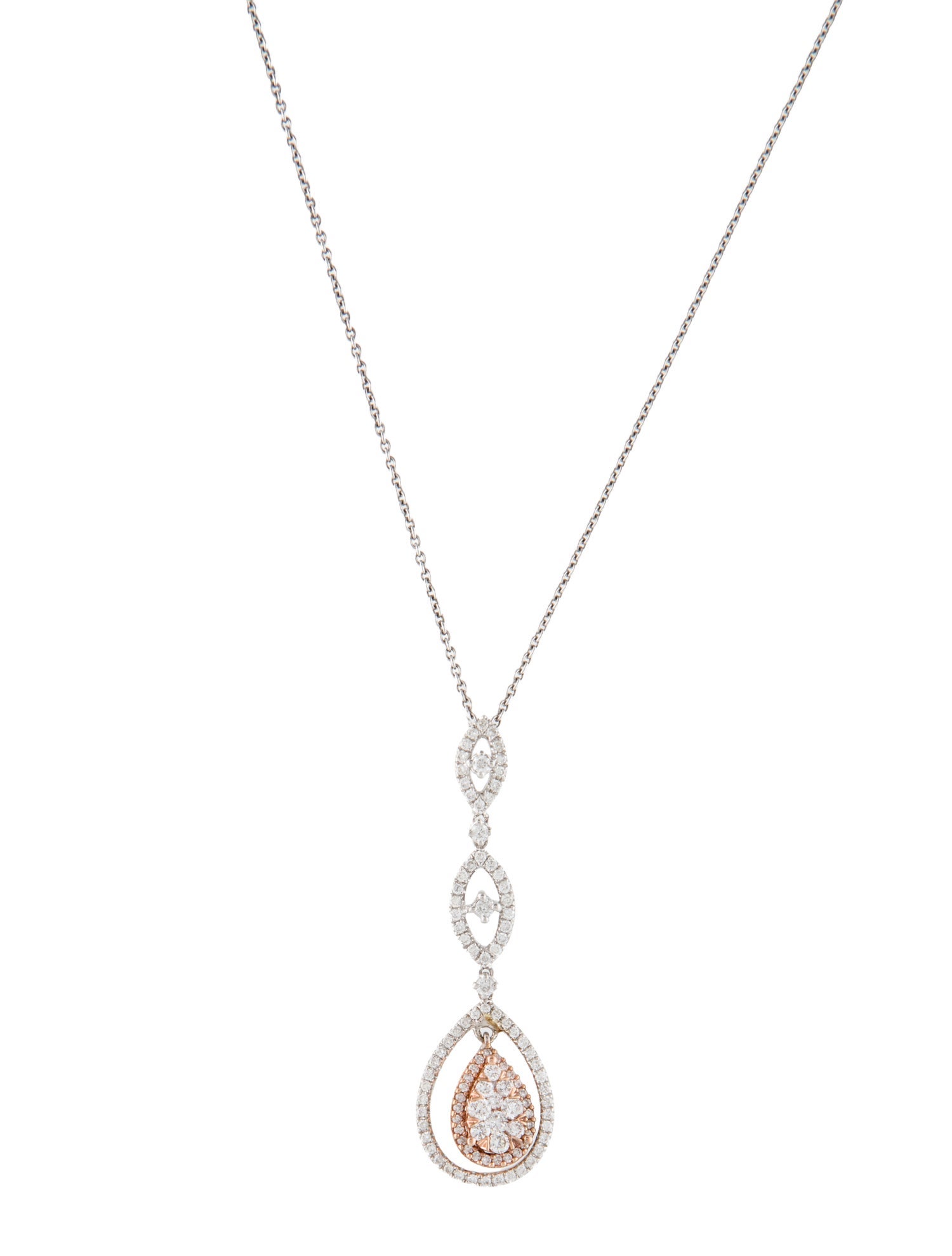 Necklace 14K Diamond Pendant Necklace