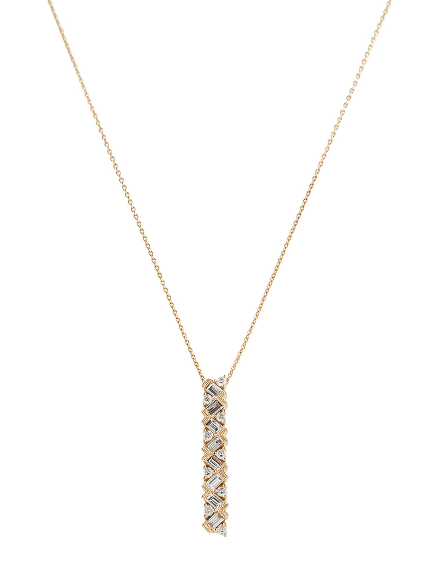 Necklace 14K Diamond Pendant Necklace