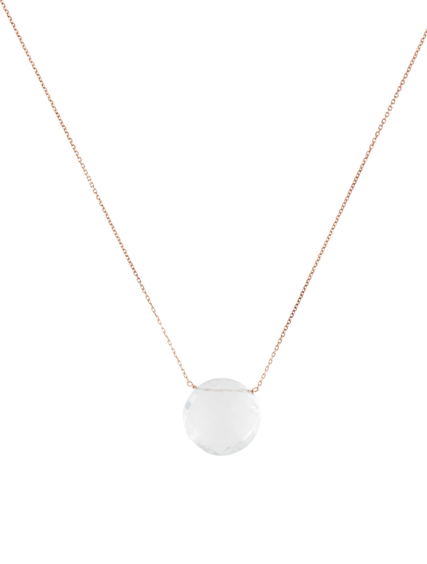 Necklace 14K Topaz Pendant Necklace