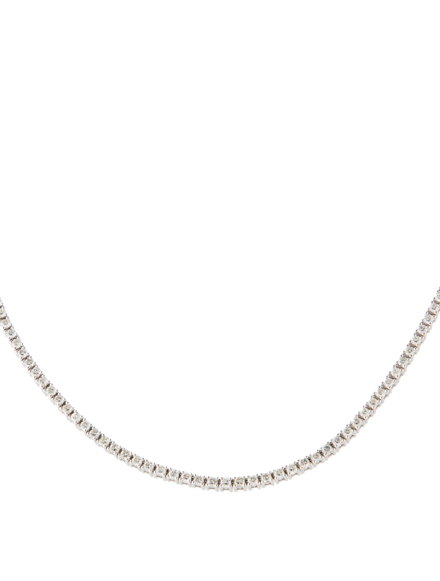 Necklace 14K 3.08ctw Diamond Rivière Necklace
