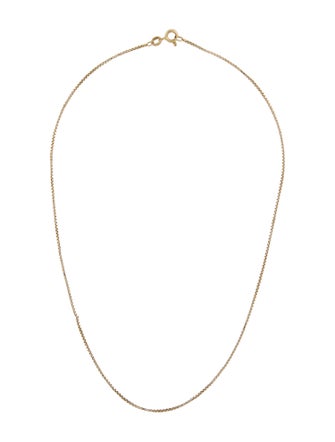 Necklace 14K Box Chain Necklace