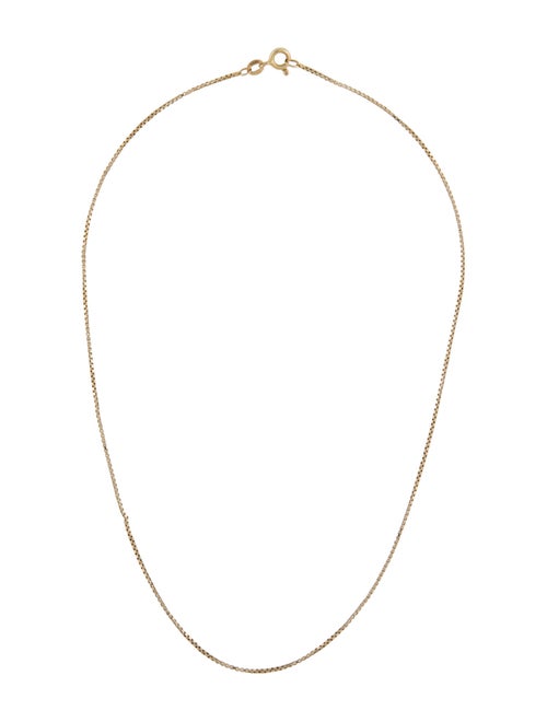 Necklace 14K Box Chain Necklace