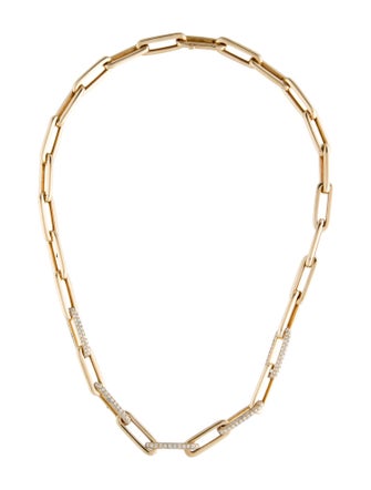 Necklace 14K 4.20ctw Diamond Chain Necklace