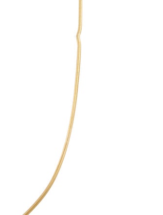 Necklace 14K Round Snake Chain Link Necklace