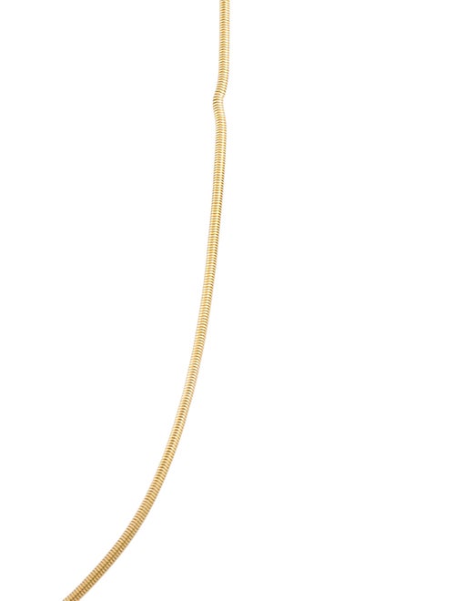 Necklace 14K Round Snake Chain Link Necklace