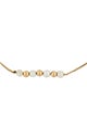 Necklace 14K Cultured Pearl Bead Station Necklace