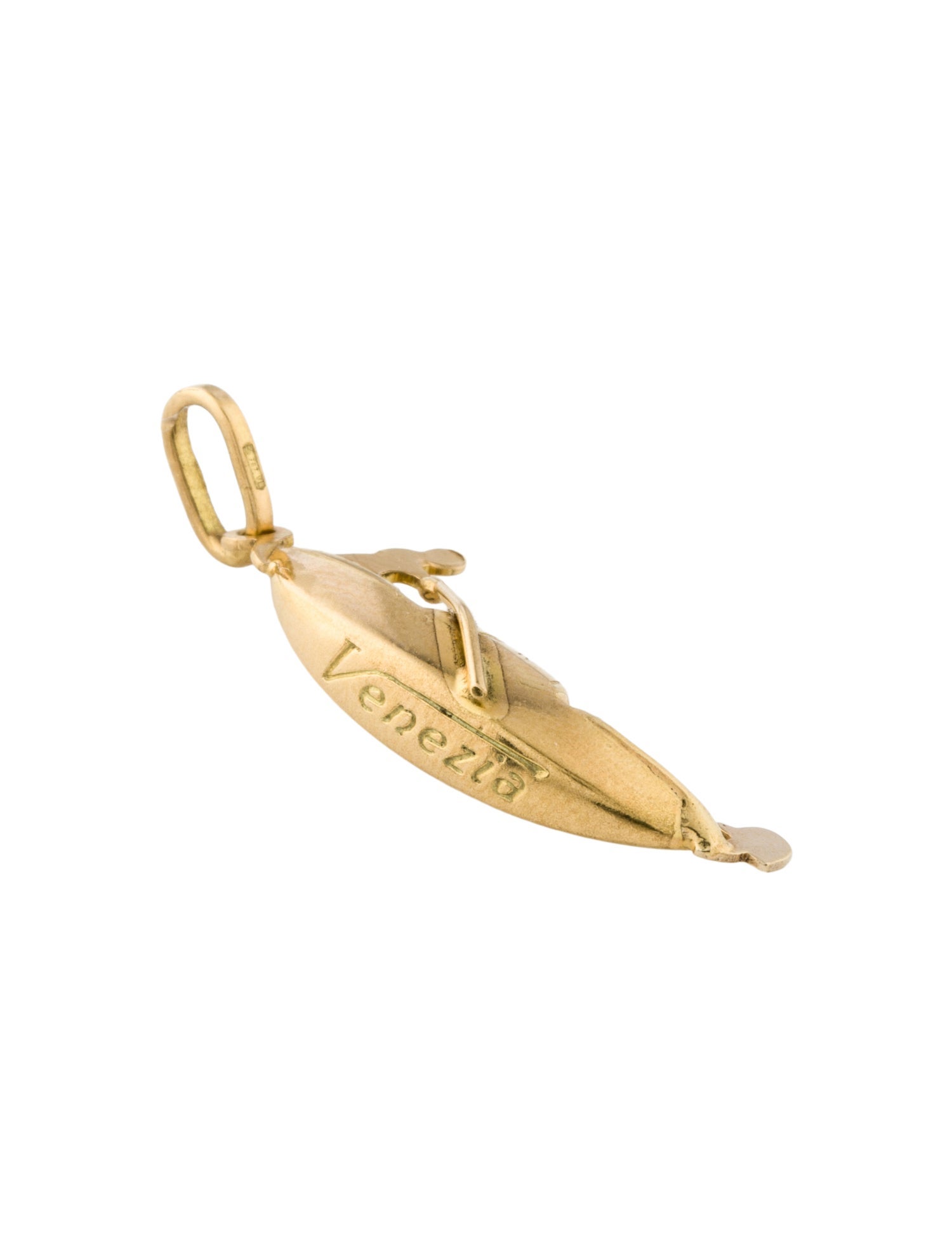 Necklace 18K 'Venezia' Gondola Pendant