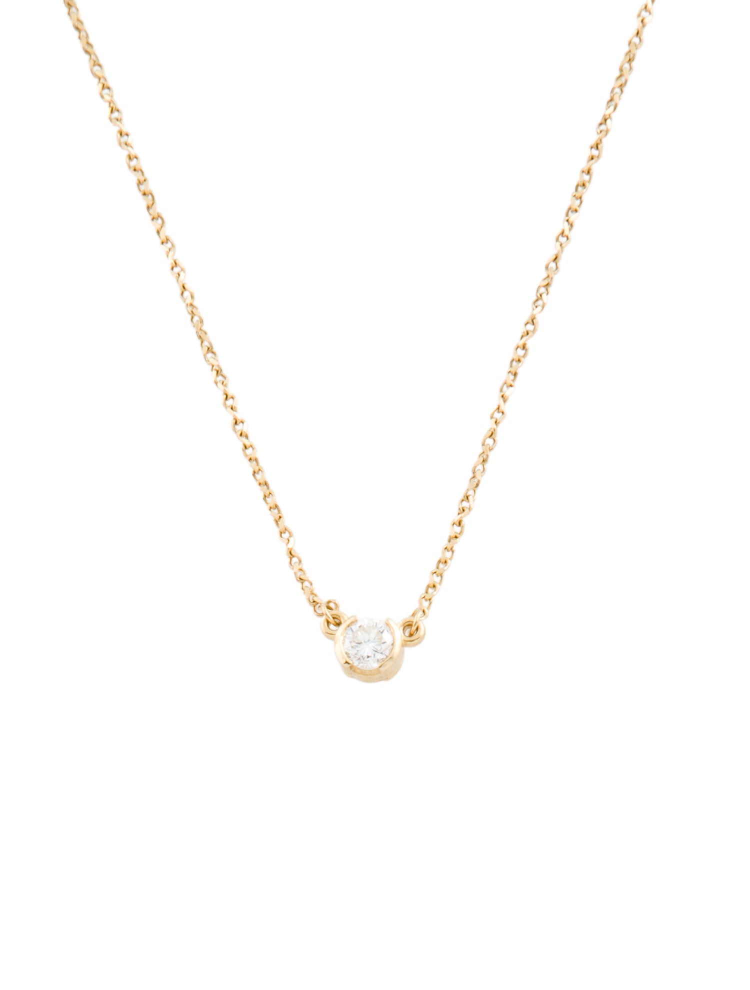 Necklace 14K Diamond Pendant Necklace