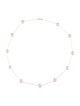 Necklace 18K Pearl Station Necklace