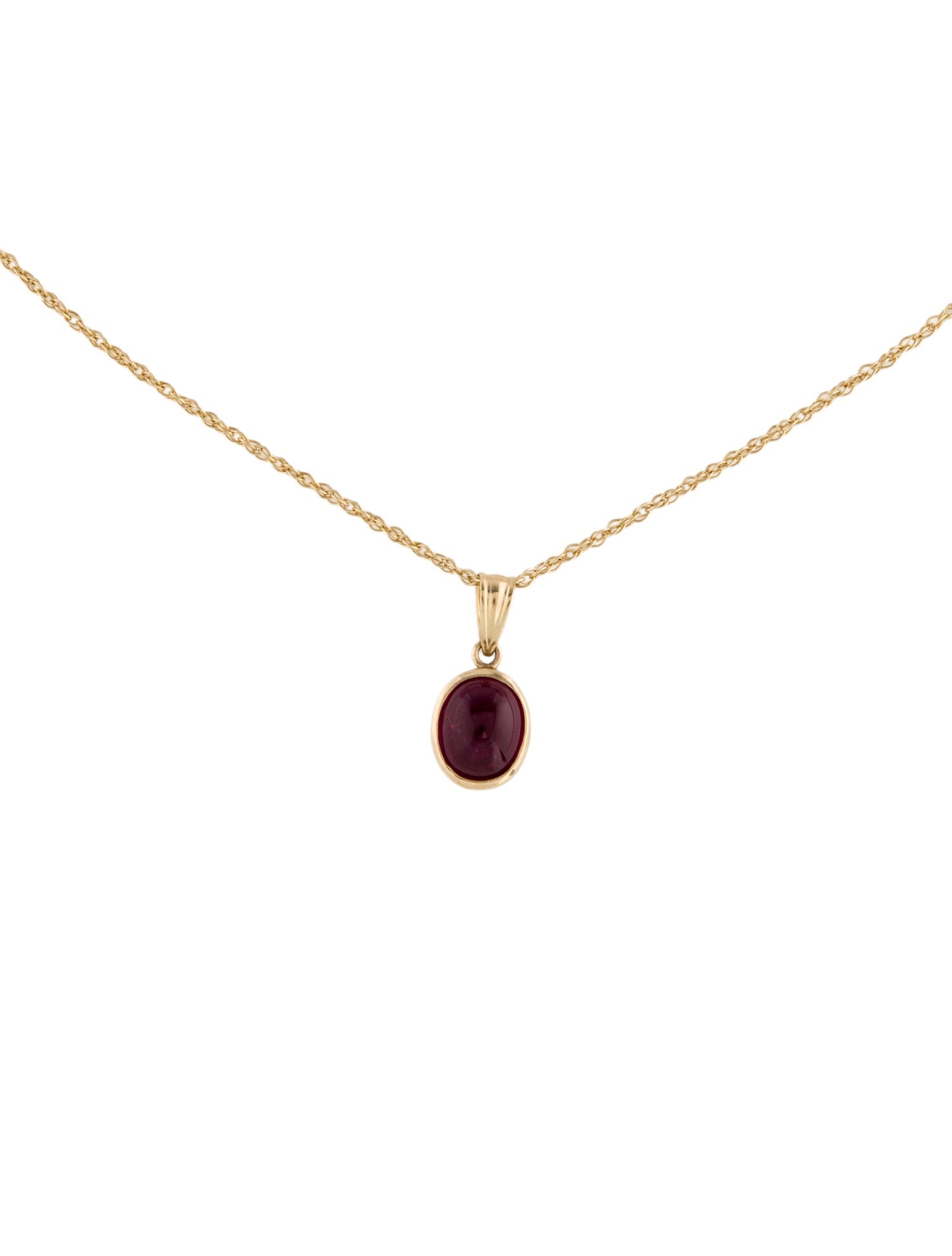 Necklace 14K 2.28ct Tourmaline Pendant Necklace